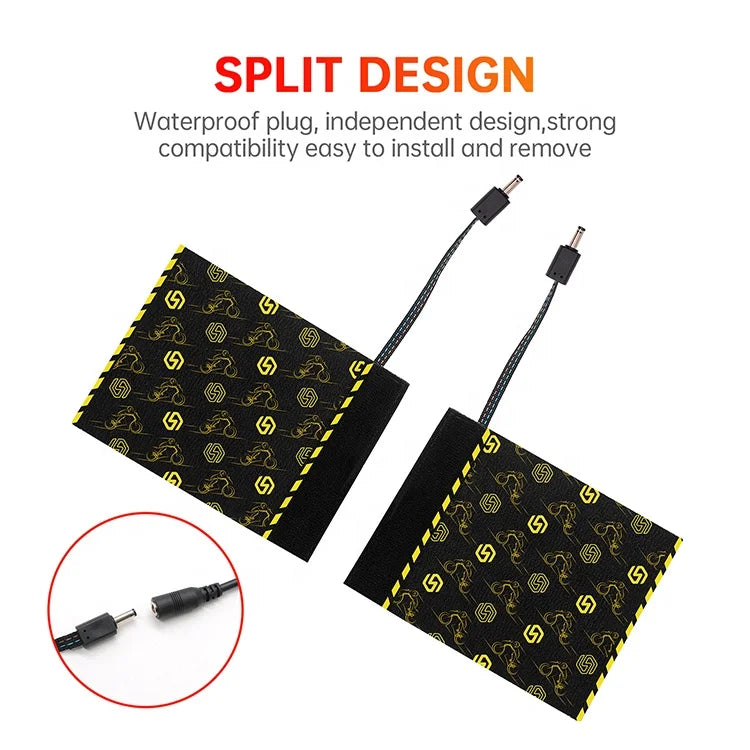 Waterproof Heated Film Bike Grip Motorcycle Handgrip Heater Pad with Temperature Control Switch for Body Systems