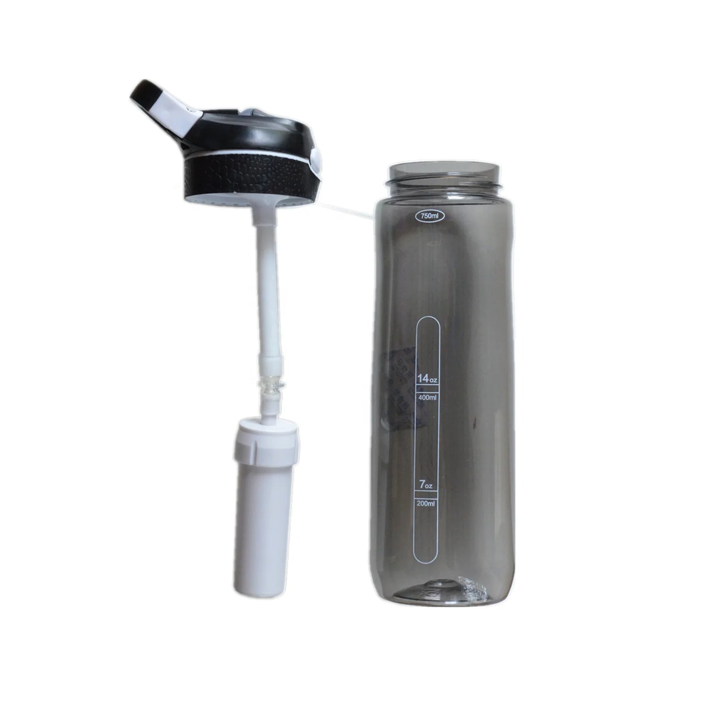 Sustainable Eco Friendly Drink  Tritan  Water Bottle Kids With UF Carbon Filter  Hydration Flask