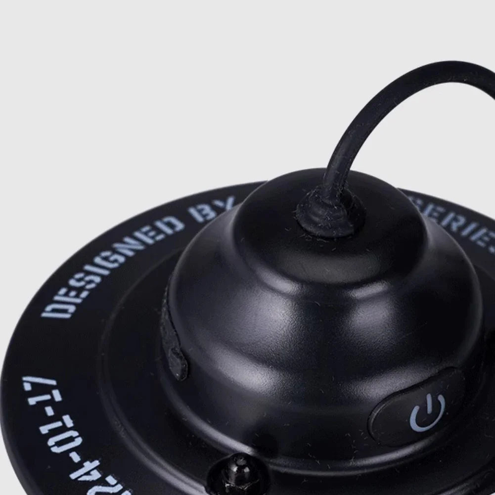 LED Camping Lantern Dimming Emergency Lamp Type C Charging Retro Camping Light 4 Light Modes IPX4 Waterproof for Fishing Camping