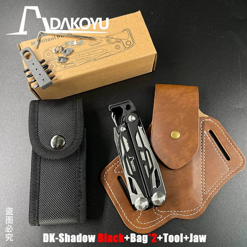 New 2024 DAKOYU Folding Multi functional Tool Pliers Multi functional Combination Tool Pliers EDC Outdoor Equipment Swiss Tools
