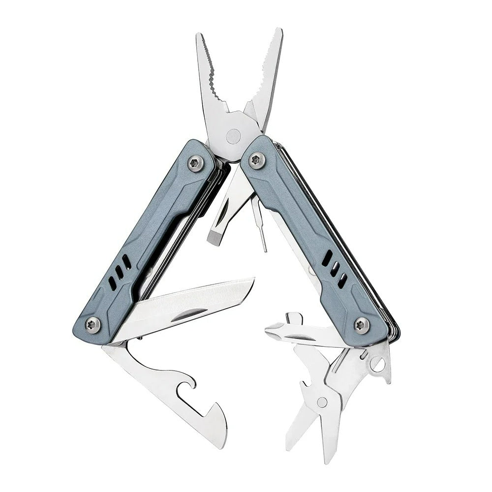 11-In-1 Mini Sailor Pliers Multi Tool Pocket Knife Folding Tools Outdoor Wire Cutters EDC Card Pin Screwdriver Scissors